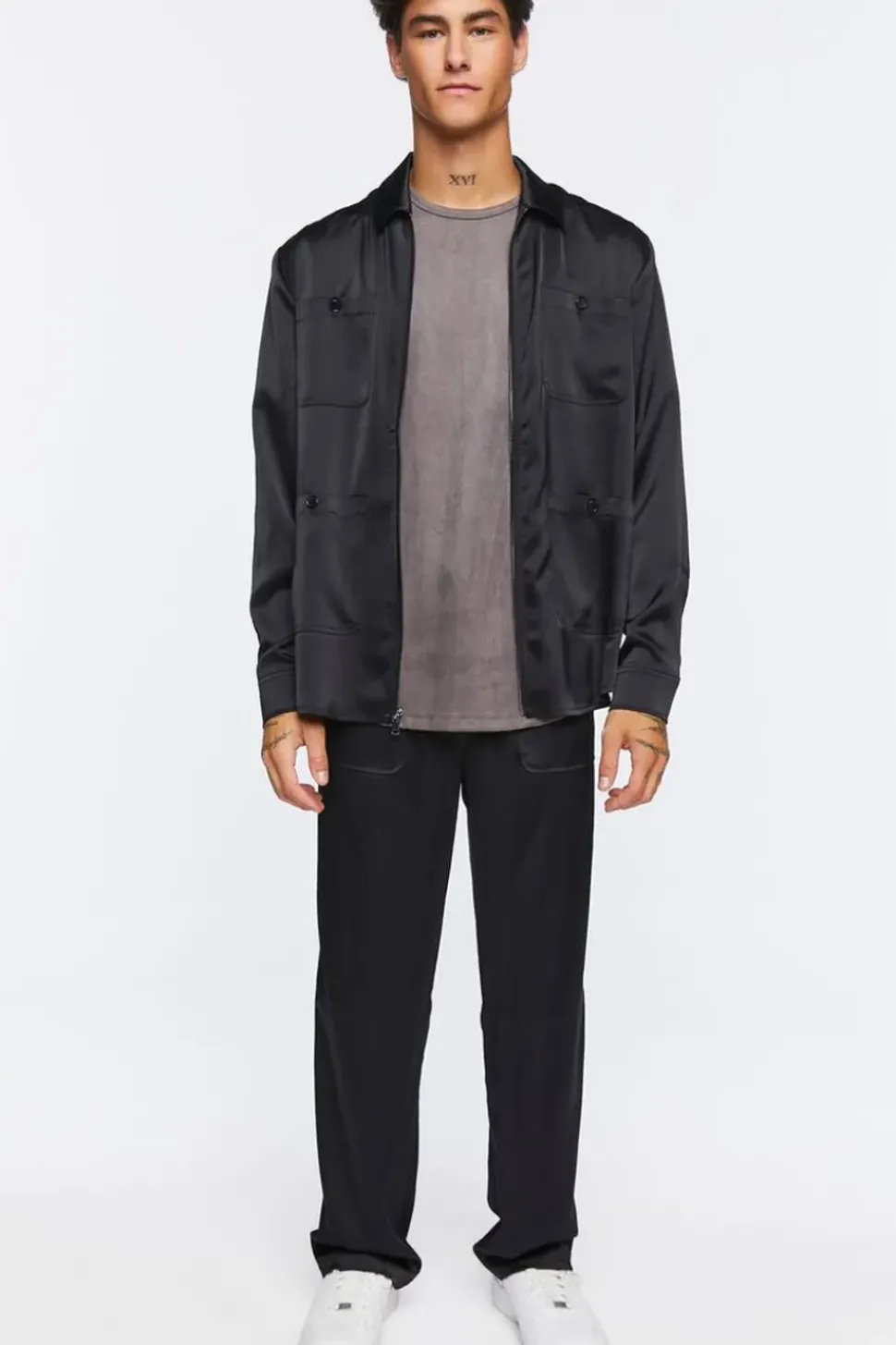 Sheeny Drawstring Trousers