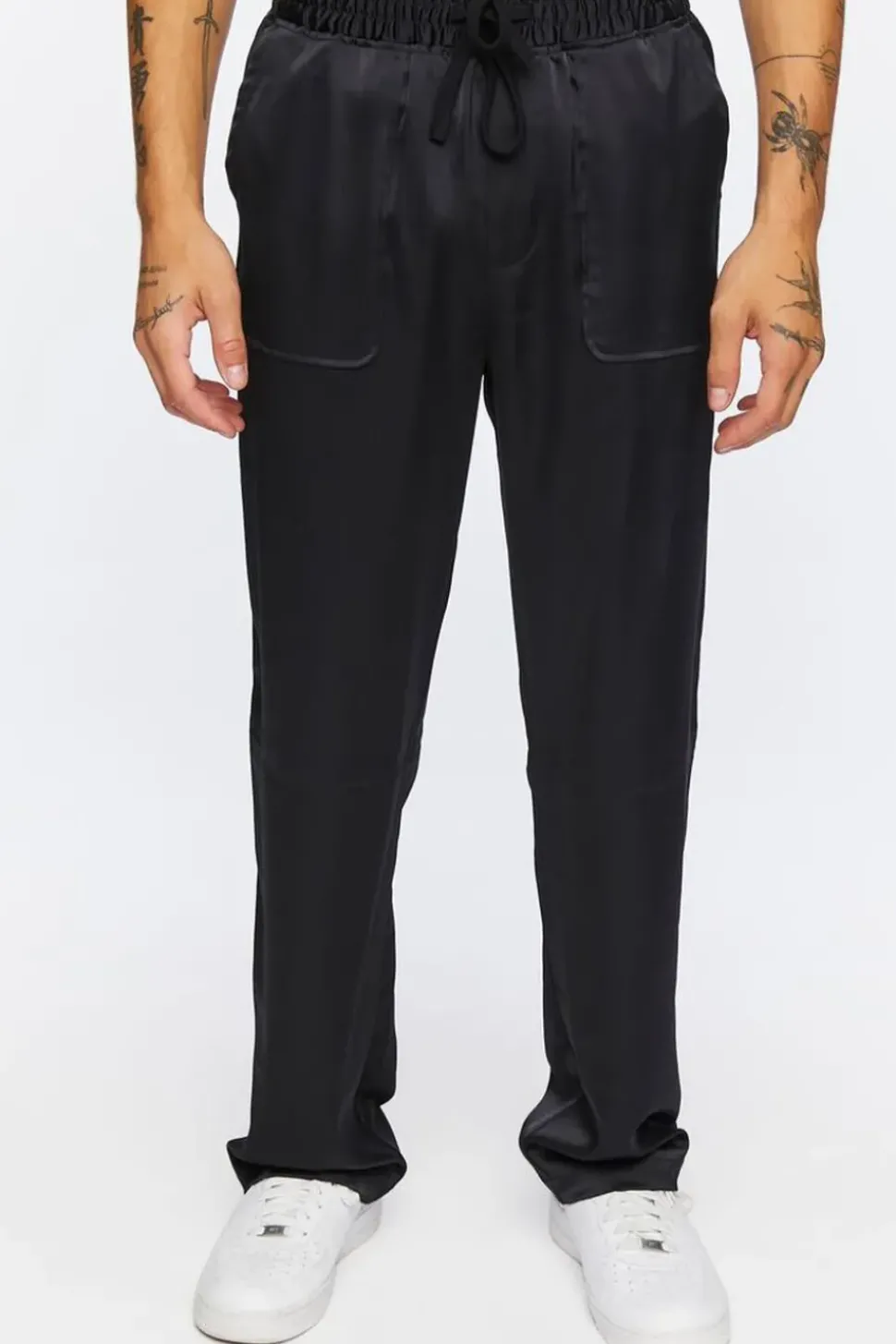 Sheeny Drawstring Trousers