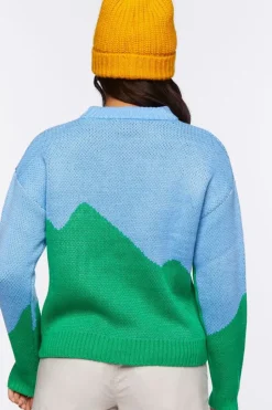 Sheep Intarsia-Knit Sweater