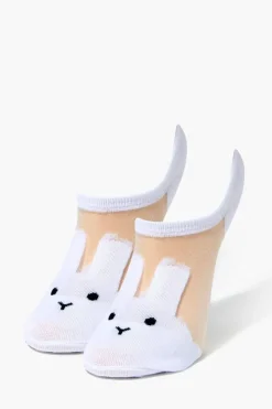 Sheer Bunny Ankle Socks