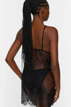 Sheer Lace Lingerie Slip