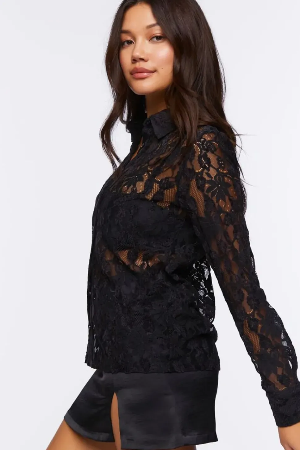 Sheer Lace Shirt