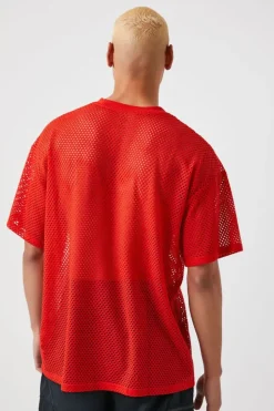 Sheer Mesh Netted Tee