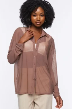 Sheer Mesh Shirt
