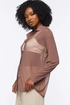 Sheer Mesh Shirt