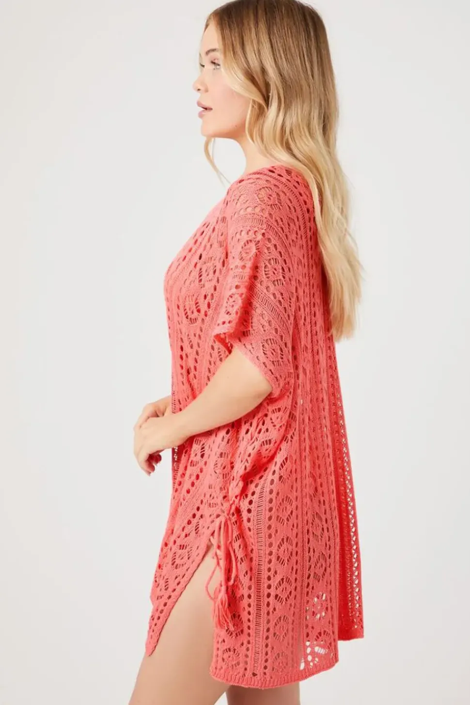 Sheer Swim Cover-Up Dress