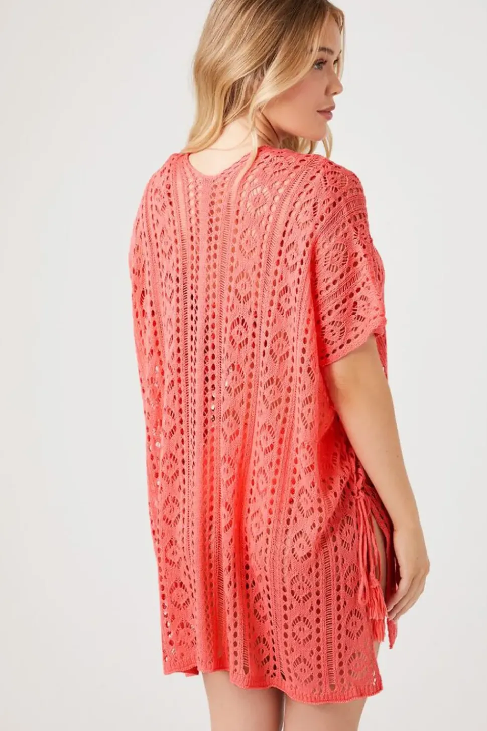 Sheer Swim Cover-Up Dress