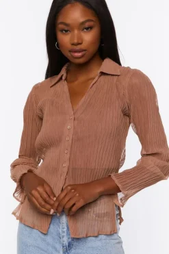 Sheer Textured Shirt