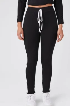 Side-Striped Drawstring Joggers