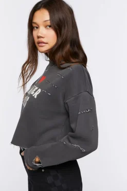 Skater Boys Graphic Cropped Pullover