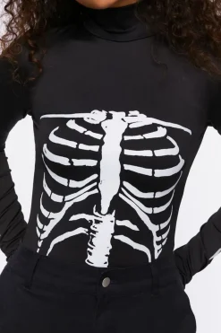 Skeleton Graphic Bodysuit