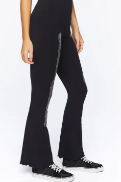 Skeleton Graphic Flare Pants