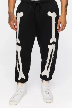 Skeleton Print Joggers