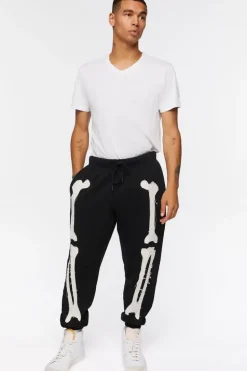 Skeleton Print Joggers