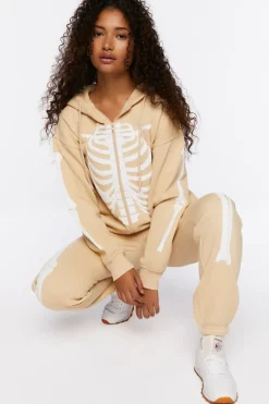 Skeleton Zip-Up Hoodie