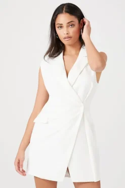 Sleeveless Blazer Mini Dress