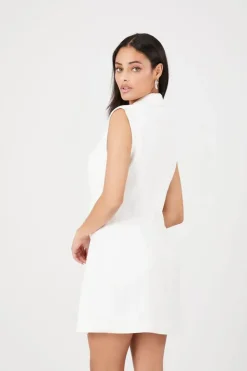 Sleeveless Blazer Mini Dress