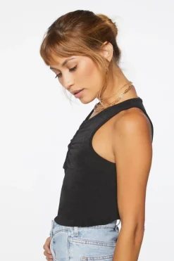 Sleeveless Cutout Top