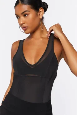 Sleeveless V-Neck Bodysuit