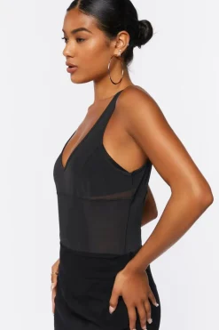 Sleeveless V-Neck Bodysuit