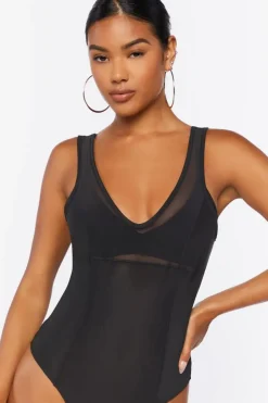 Sleeveless V-Neck Bodysuit