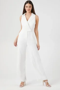 Sleeveless Wide-Leg Jumpsuit