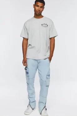 Slim-Fit Cargo Jeans