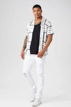 Slim-Fit Distressed Jeans