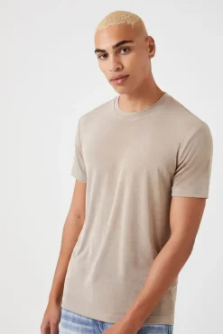 Slim-Fit Jersey Knit Crew Tee