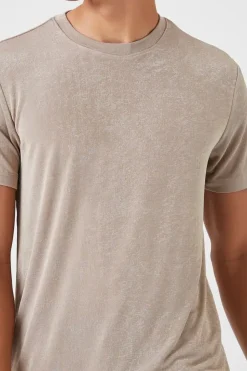 Slim-Fit Jersey Knit Crew Tee