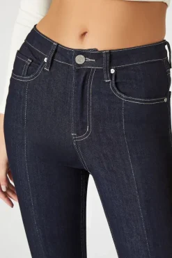 Slim-Fit Slit Jeans