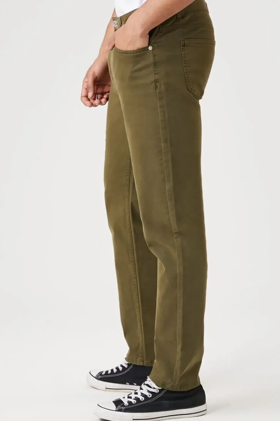 Slim Mid-Rise Pants
