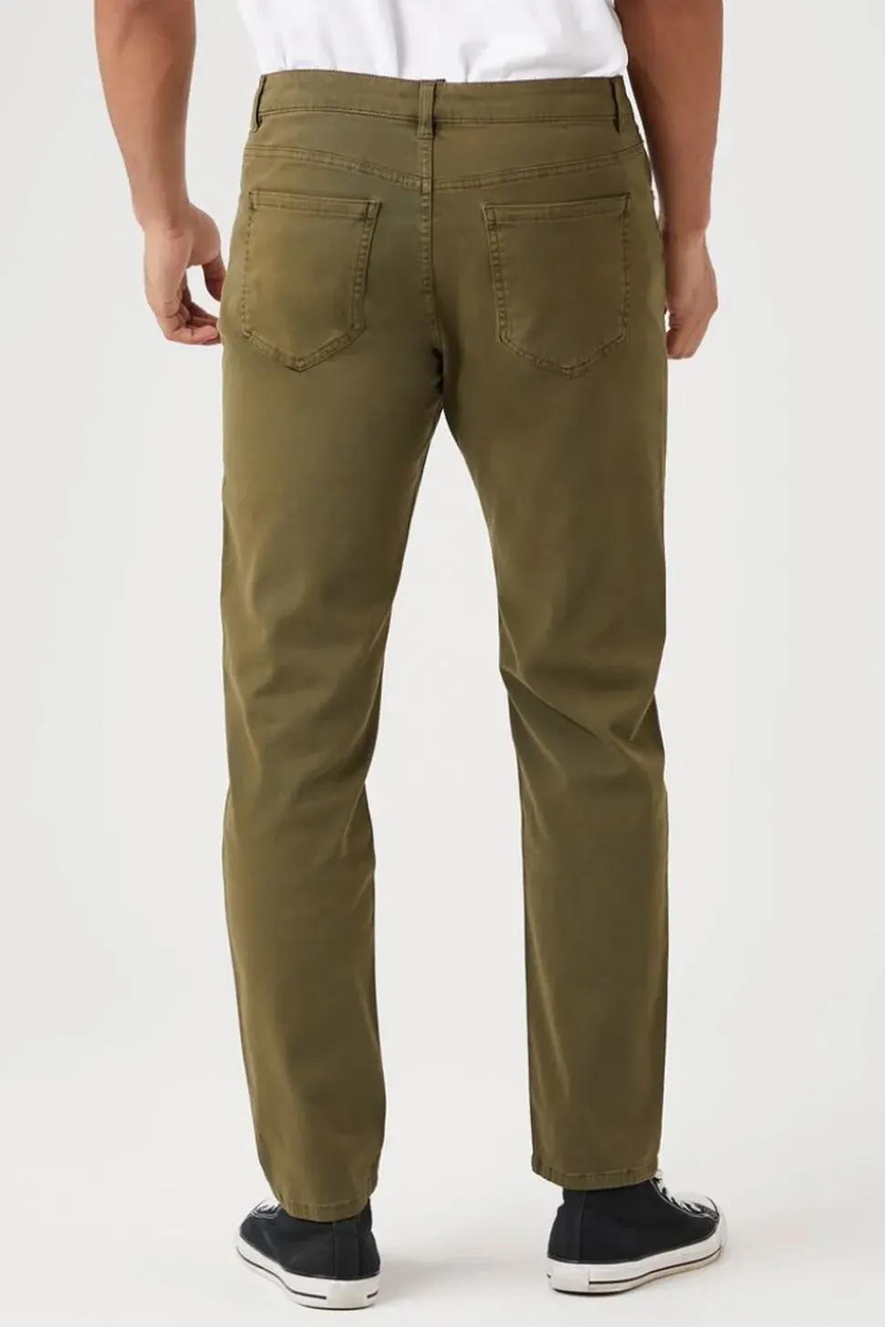 Slim Mid-Rise Pants