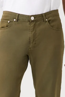Slim Mid-Rise Pants