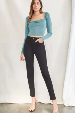Slinky Cowl Neck Top