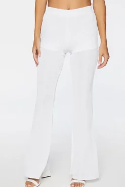 Slinky High-Rise Flare Pants