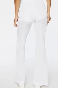 Slinky High-Rise Flare Pants