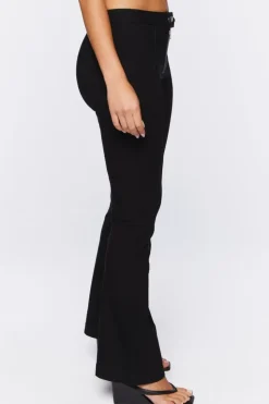 Slinky Knit Flare-Leg Pants