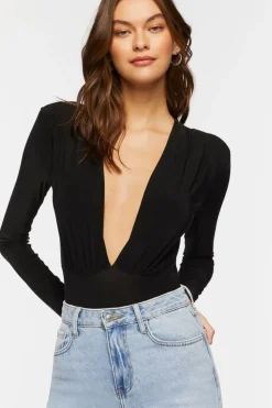 Slinky Plunging Bodysuit