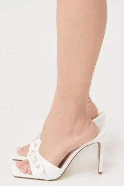 Slip-On Chain Stiletto Heels