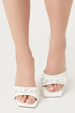 Slip-On Chain Stiletto Heels