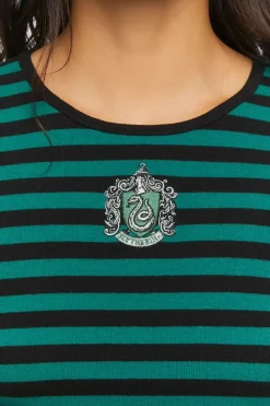 Slytherin Embroidered Graphic Top
