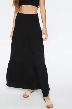 Smocked Cropped Cami & Tiered Skirt Set