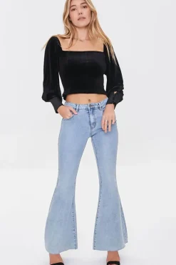 Smocked Crop Top