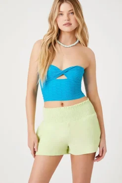 Smocked Pull-On Shorts