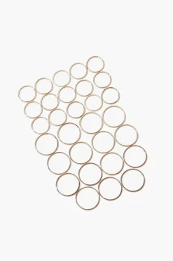 Smooth High-Polish Ring Set