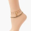 Snake Charm Chain Anklet Set