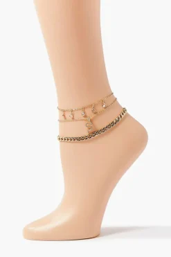 Snake Charm Chain Anklet Set