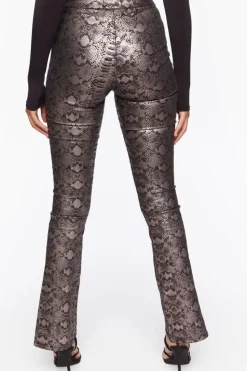 Snake Print Stretch Jeans