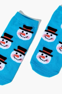 Snowman Ankle Socks